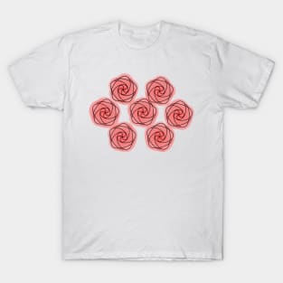 Patterned Roses T-Shirt